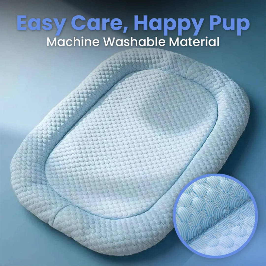 Ice-Silk Cooling Pet Bed | Breathable Comfort | Ideal for Hot Weather