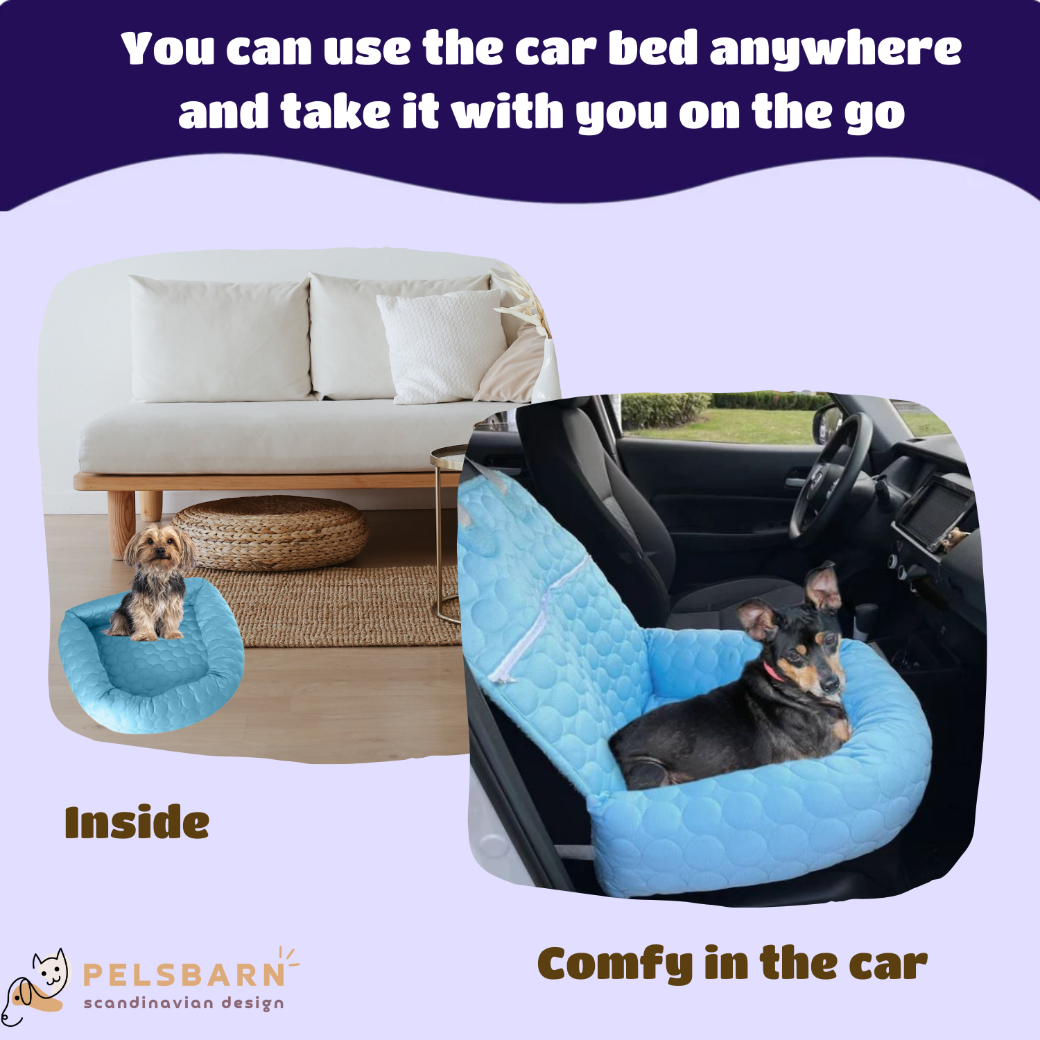 Cooling Car Bed for Dogs| Comfortable & Portable