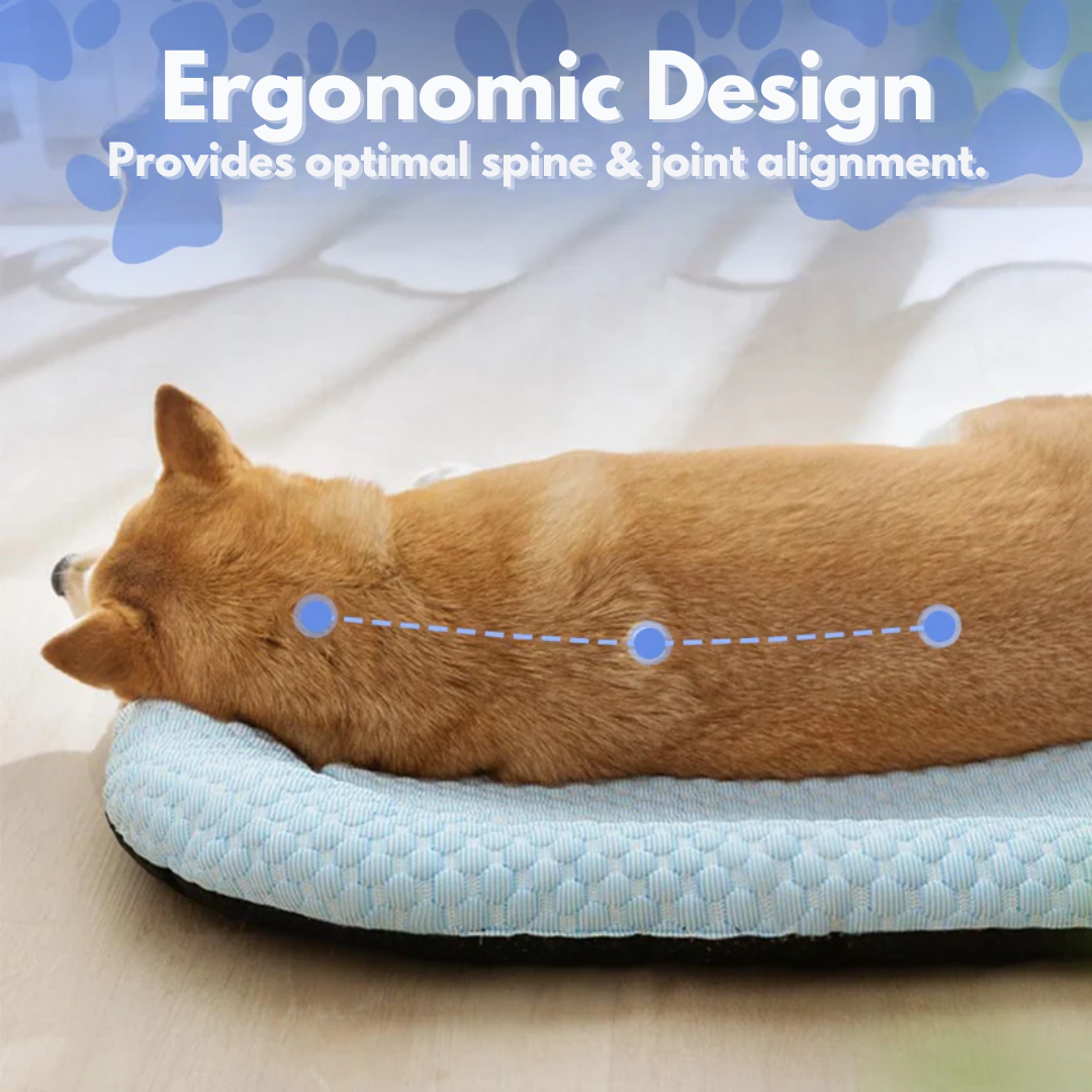 Ice-Silk Cooling Pet Bed | Breathable Comfort | Ideal for Hot Weather