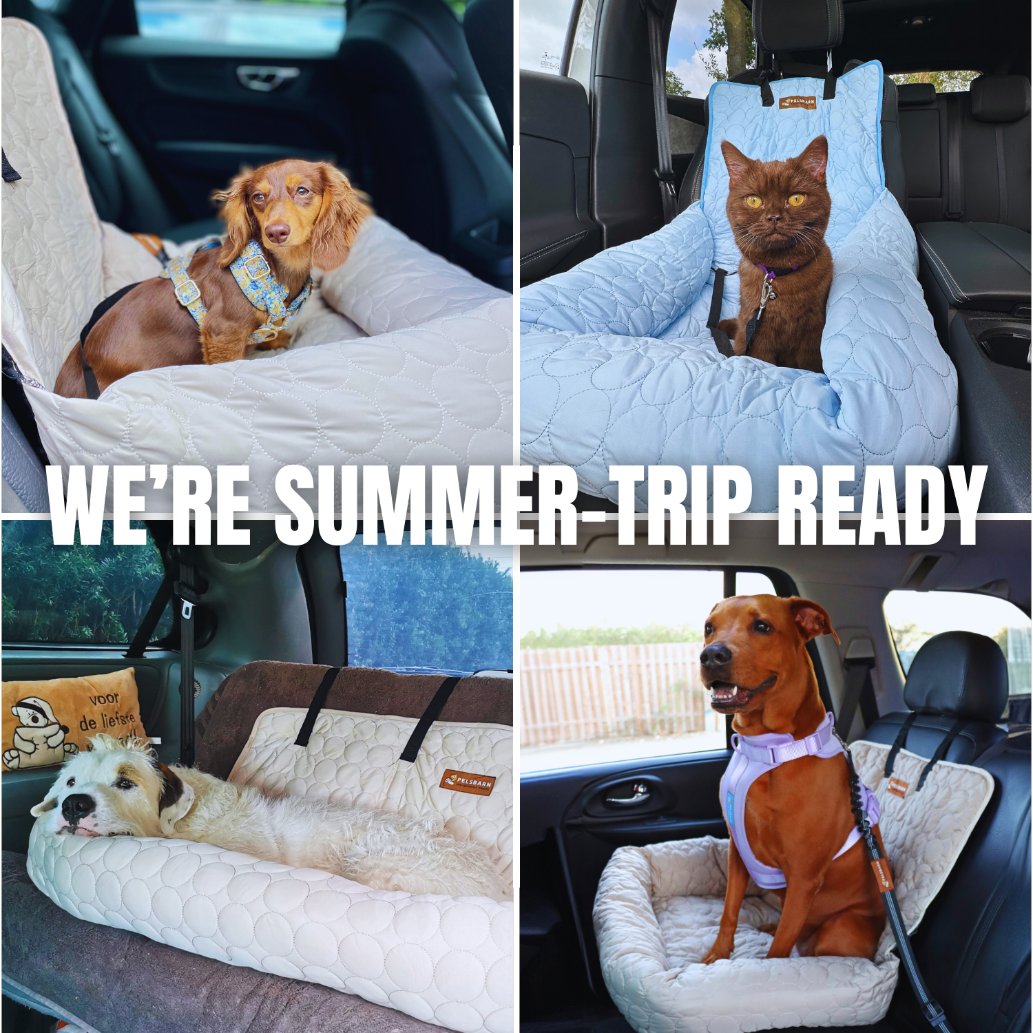 Cooling Car Bed for Dogs| Comfortable & Portable