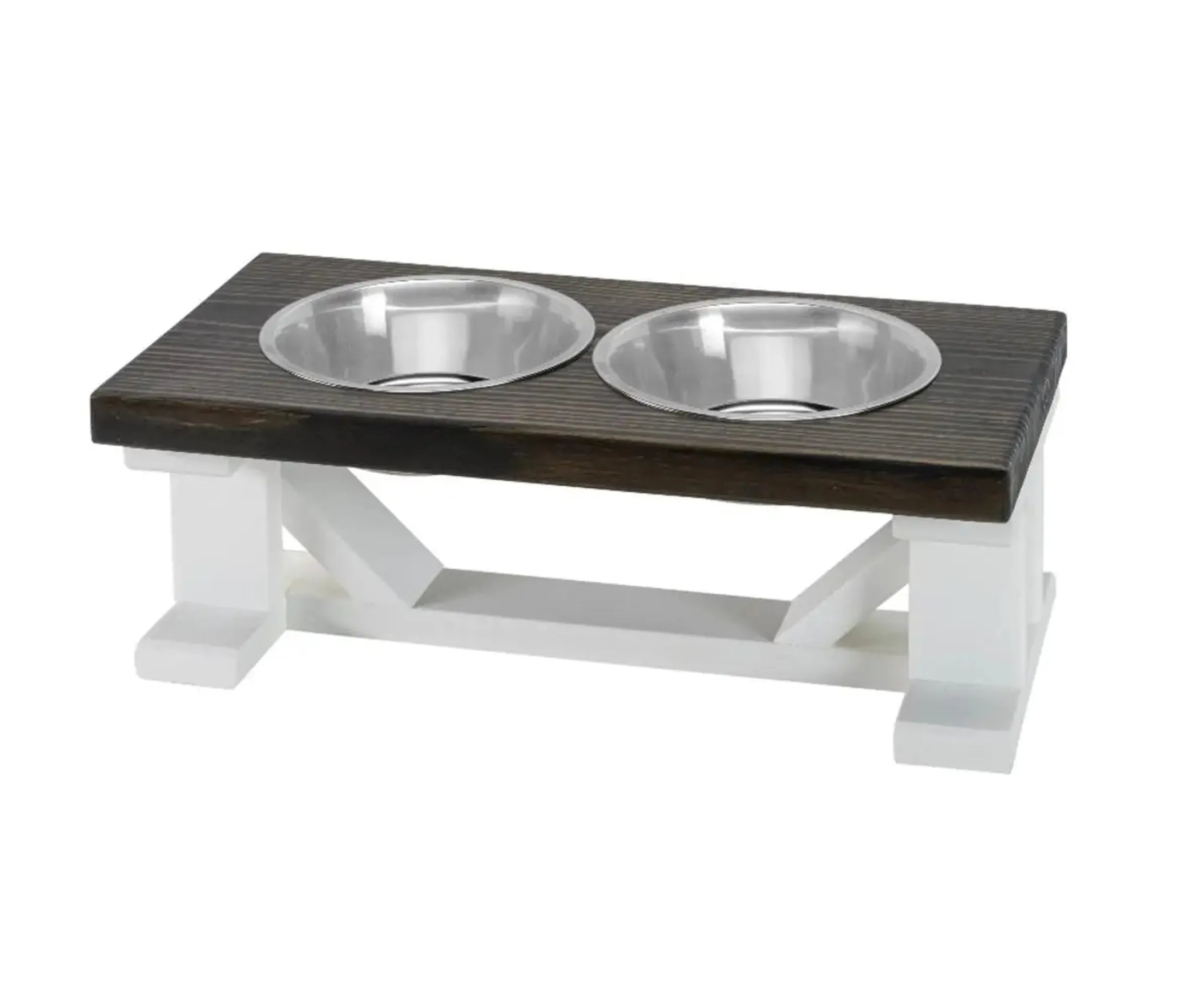 Elevated Double Dog Feeder | Farmhouse Style | Adjustable Height