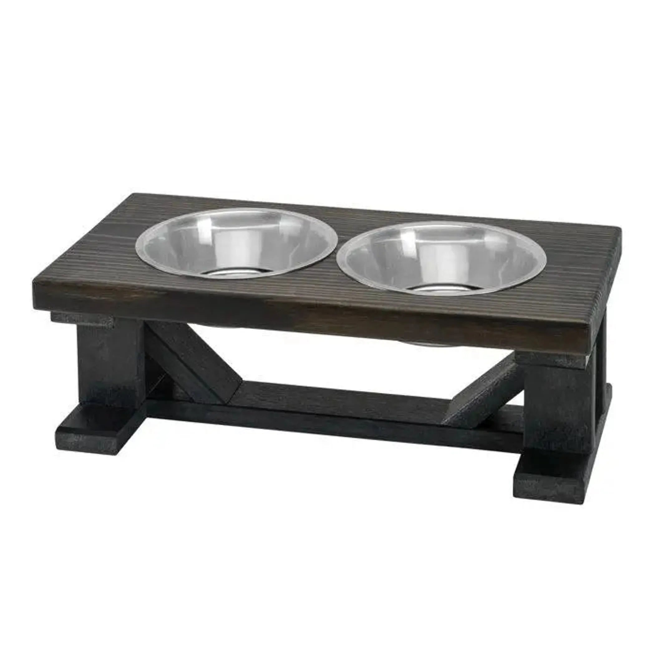 Elevated Double Dog Feeder | Farmhouse Style | Adjustable Height