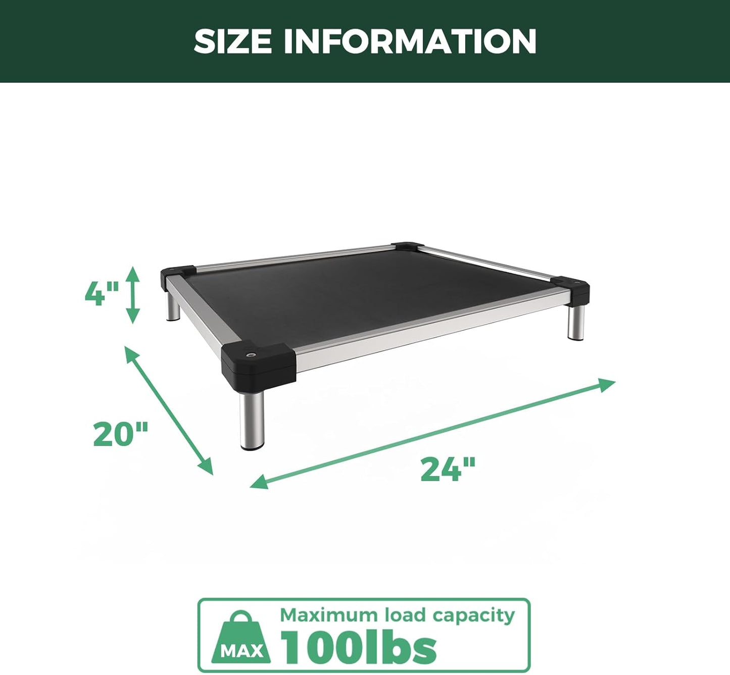 Cooling Elevated Dog Bed | Chew-Proof Design | Comfortable Support