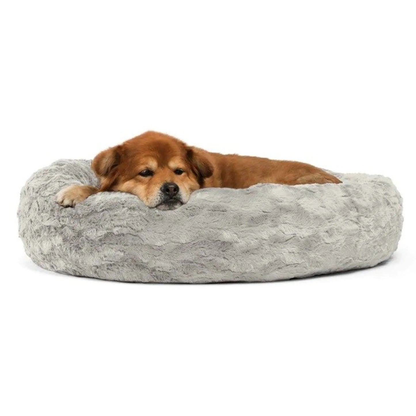 Lux Donut Dog Bed | Cozy Design | Supports Joint Health | Machine Washable