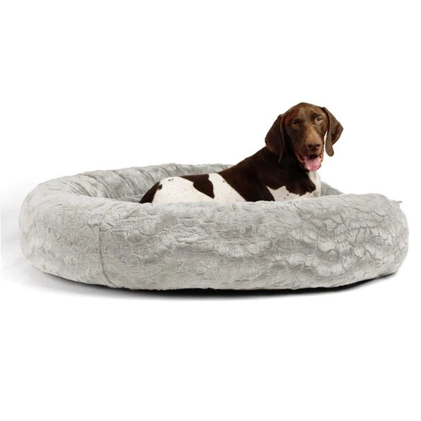 Lux Donut Dog Bed | Cozy Design | Supports Joint Health | Machine Washable