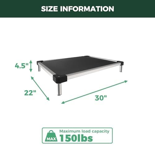 Cooling Elevated Dog Bed | Chew-Proof Design | Comfortable Support