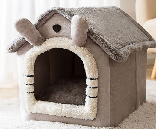 Foldable Warm Pet House | Cozy Portable Design | Easy to Store