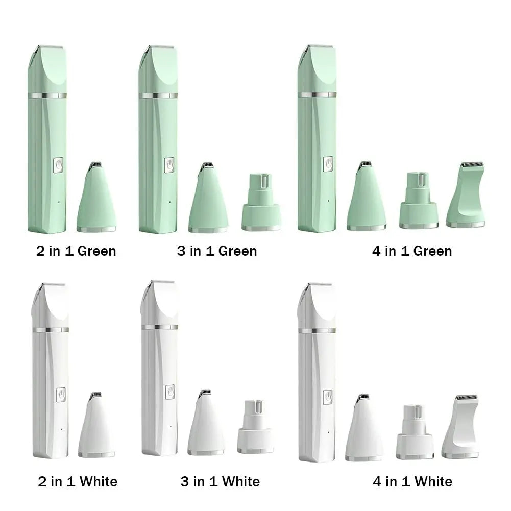 4 in 1 Rechargeable Electric Pet Hair Trimmer