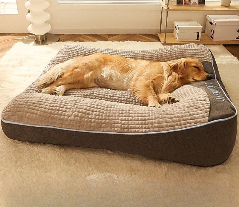 Large Thick Scratch-resistant Dog Bed | Spine Protection | Comfortable