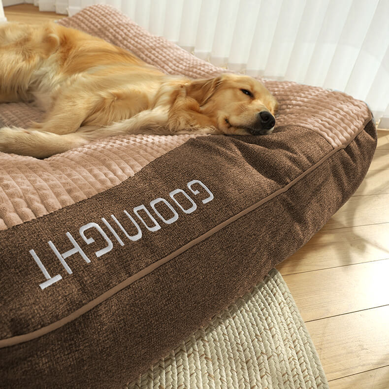 Large Thick Scratch-resistant Dog Bed | Spine Protection | Comfortable