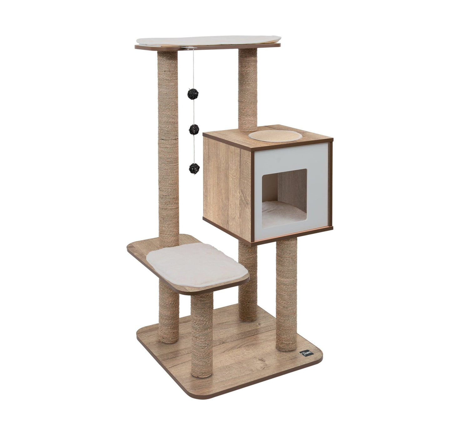 High Cat Base Oak | Stylish Storage Solution | Modern Design