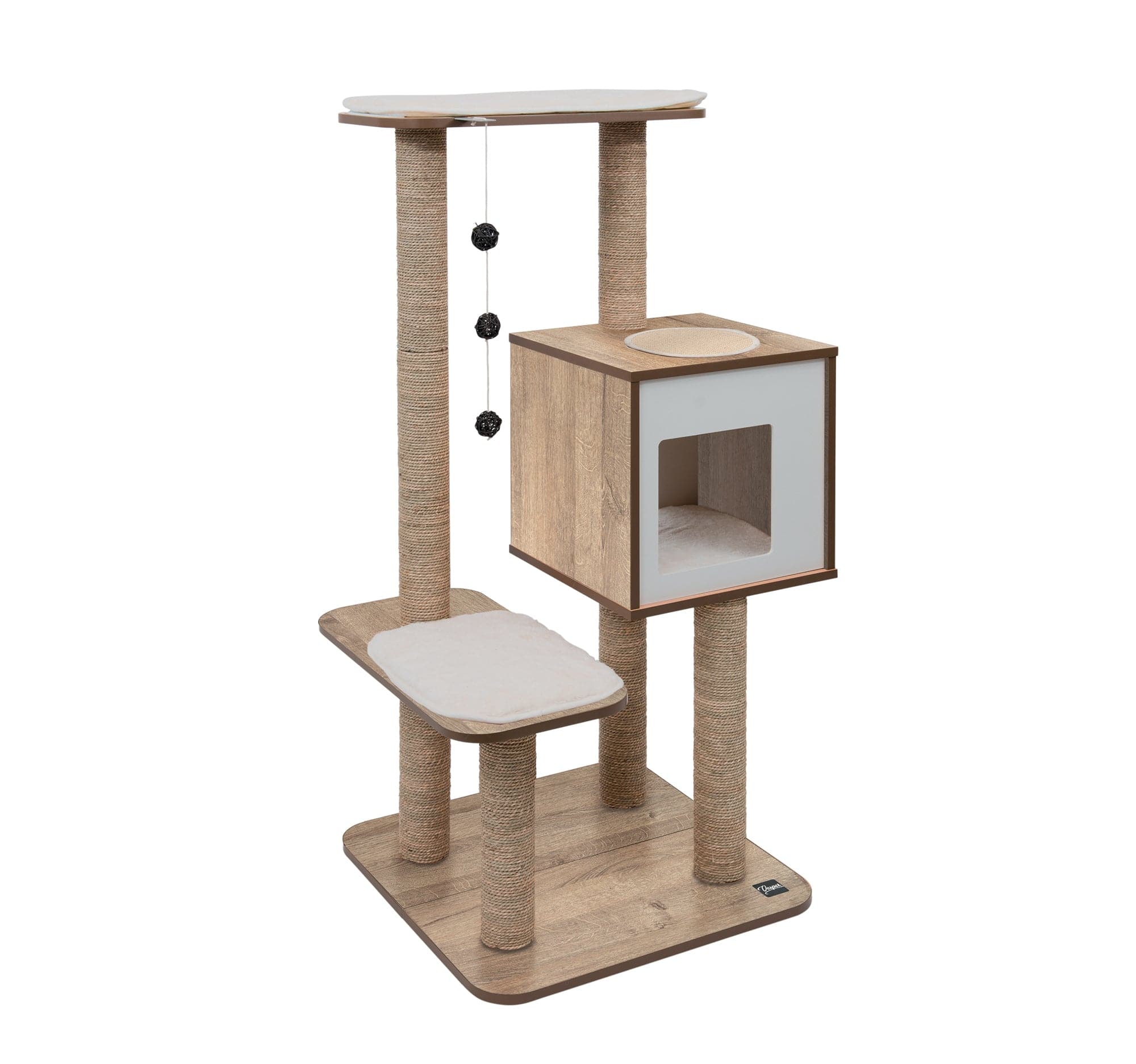 High Cat Base Oak | Stylish Storage Solution | Modern Design