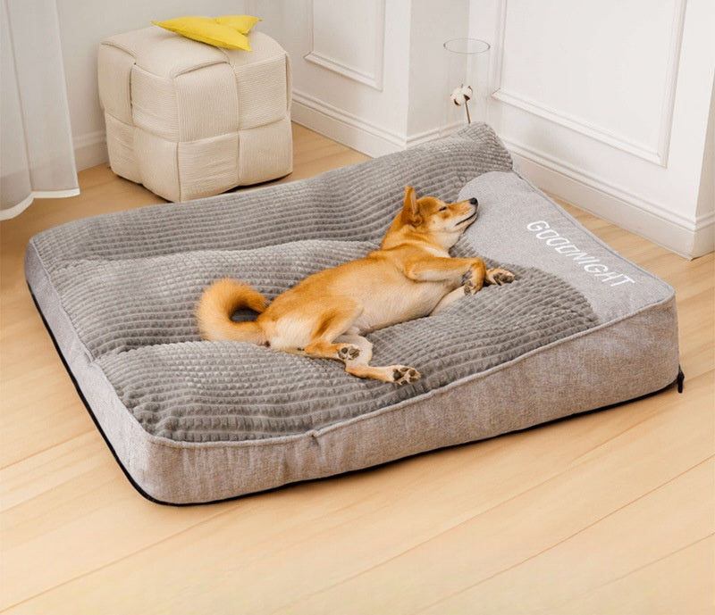 Large Thick Scratch-resistant Dog Bed | Spine Protection | Comfortable