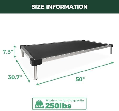 Cooling Elevated Dog Bed | Chew-Proof Design | Comfortable Support