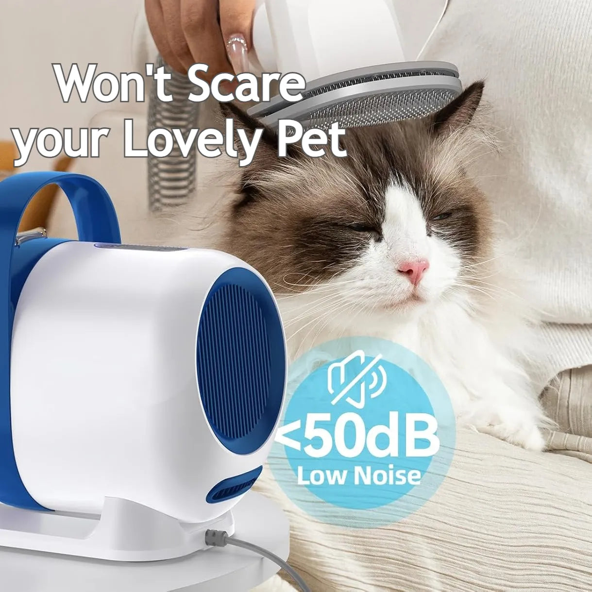 6-in-1 Pet Grooming Vacuum Kit