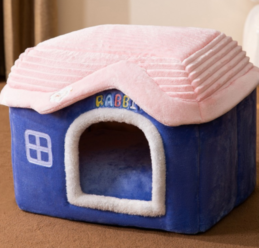 Foldable Warm Pet House | Cozy Portable Design | Easy to Store