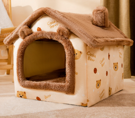 Foldable Warm Pet House | Cozy Portable Design | Easy to Store