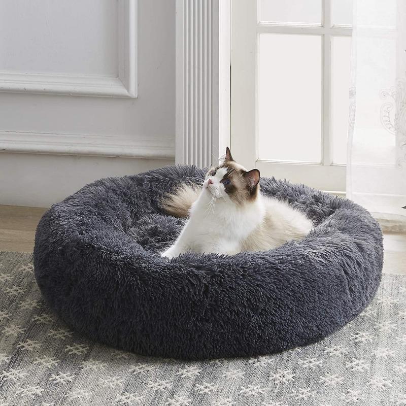 Calming Cat Bed | Cozy Soft Design | Reduces Anxiety