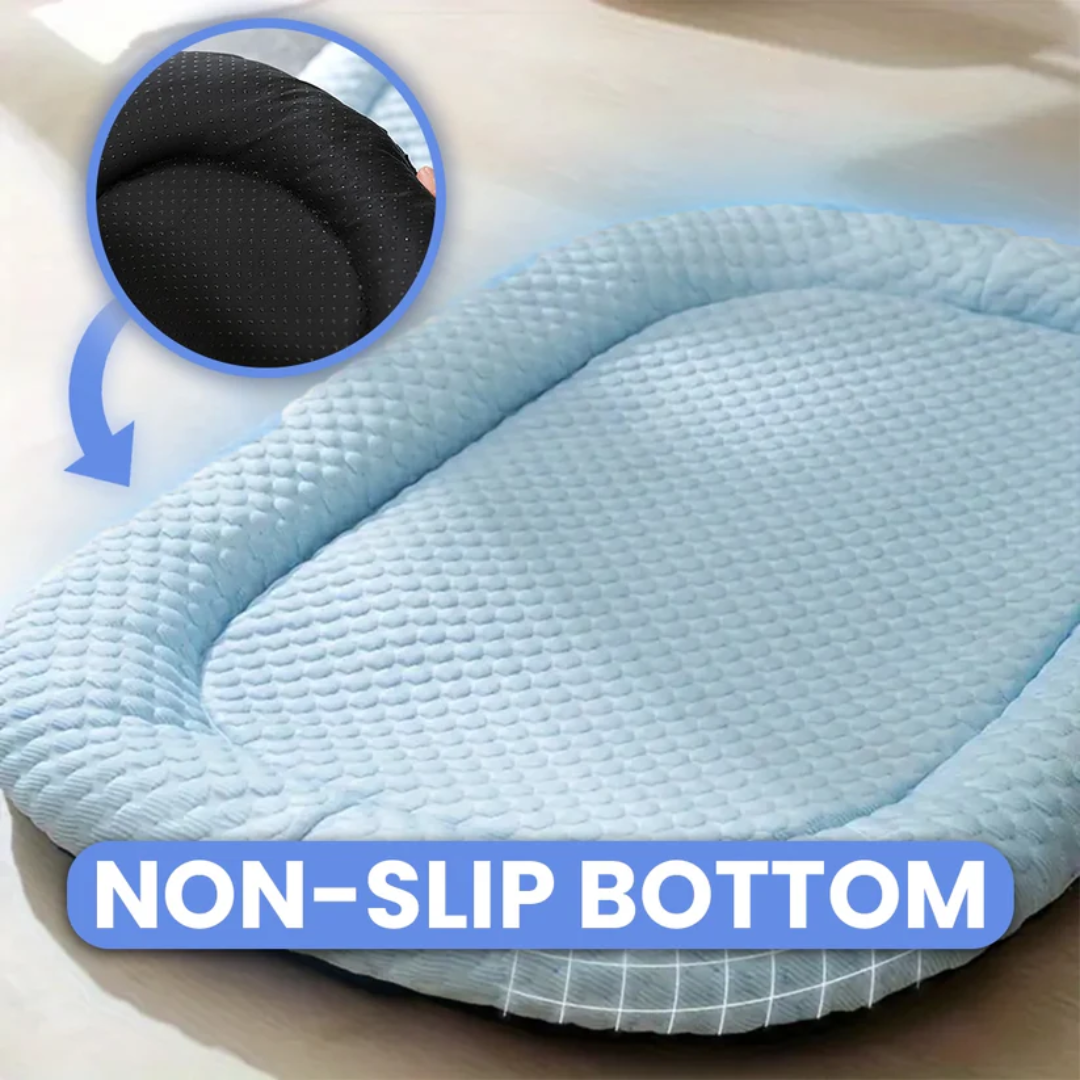 Ice-Silk Cooling Pet Bed | Breathable Comfort | Ideal for Hot Weather