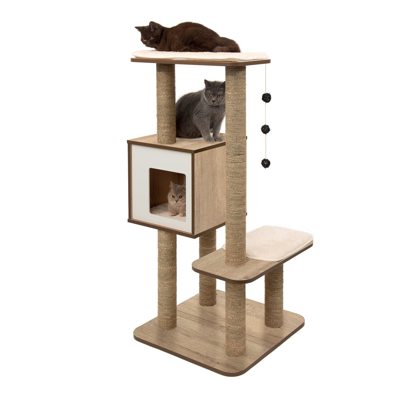 High Cat Base Oak | Stylish Storage Solution | Modern Design