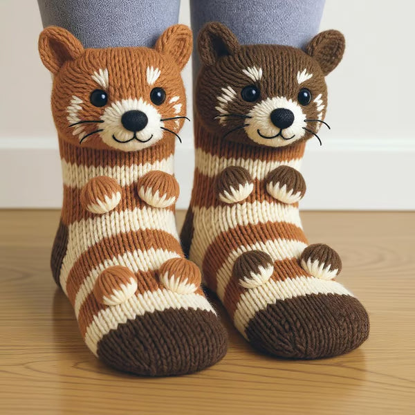 Animal Soft Cotton Socks (One Size Fits All)