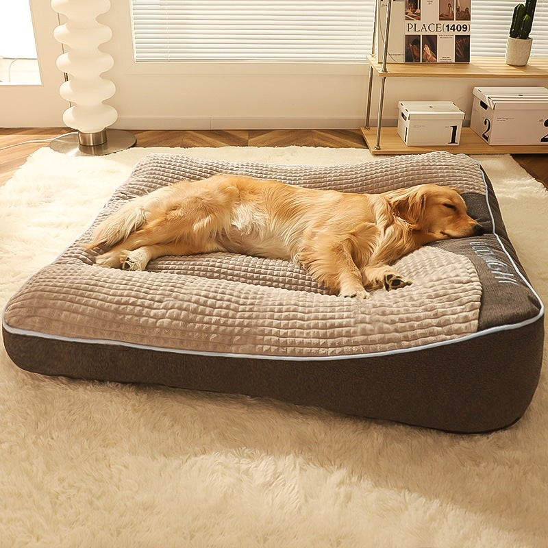 Large Thick Scratch-resistant Dog Bed | Spine Protection | Comfortable