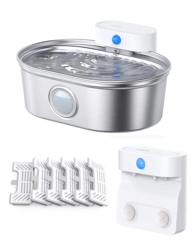 Stainless Steel Cat Water Fountain | Easy Clean