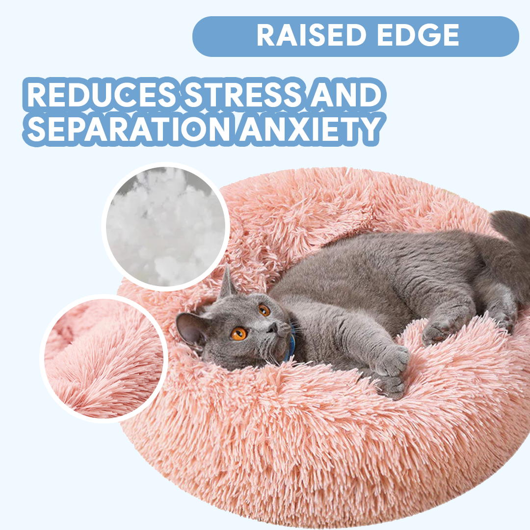 Calming Cat Bed | Cozy Soft Design | Reduces Anxiety