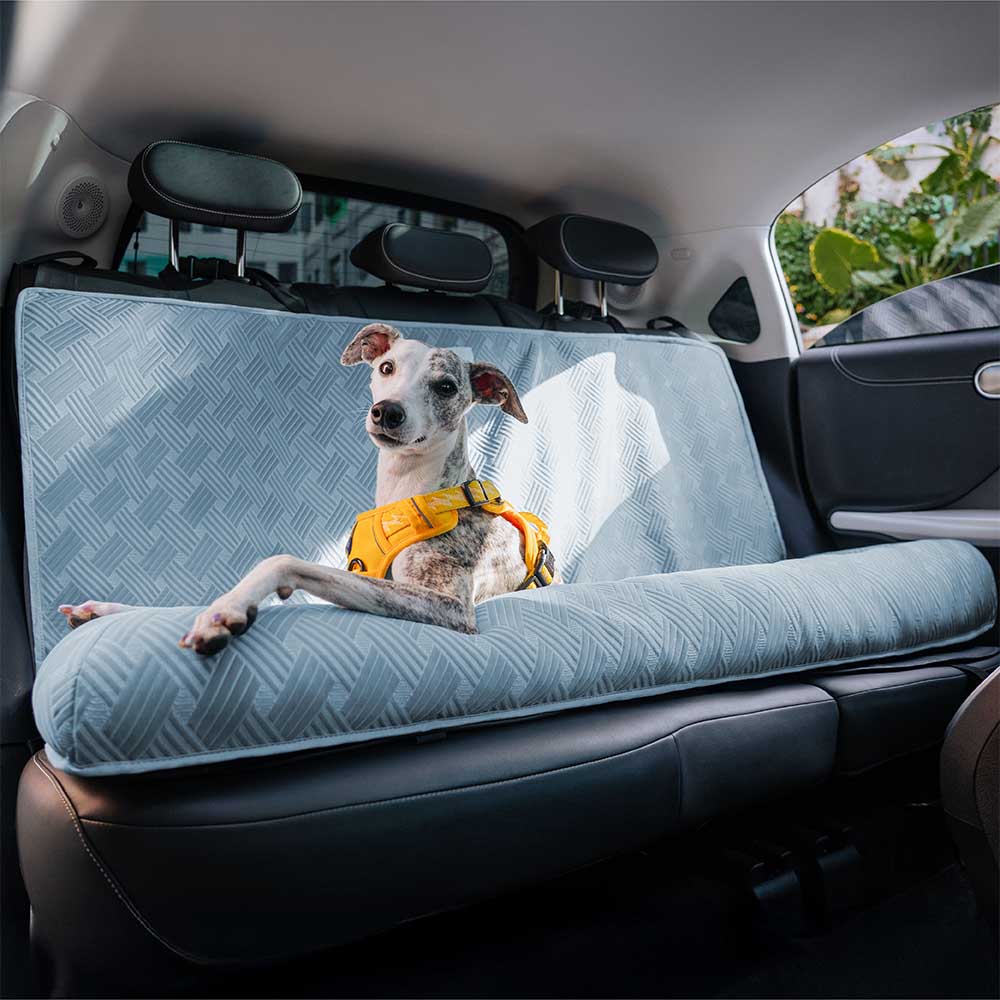 Cooling Travel Bolster Dog Car Seat Bed | Safe | Comfortable