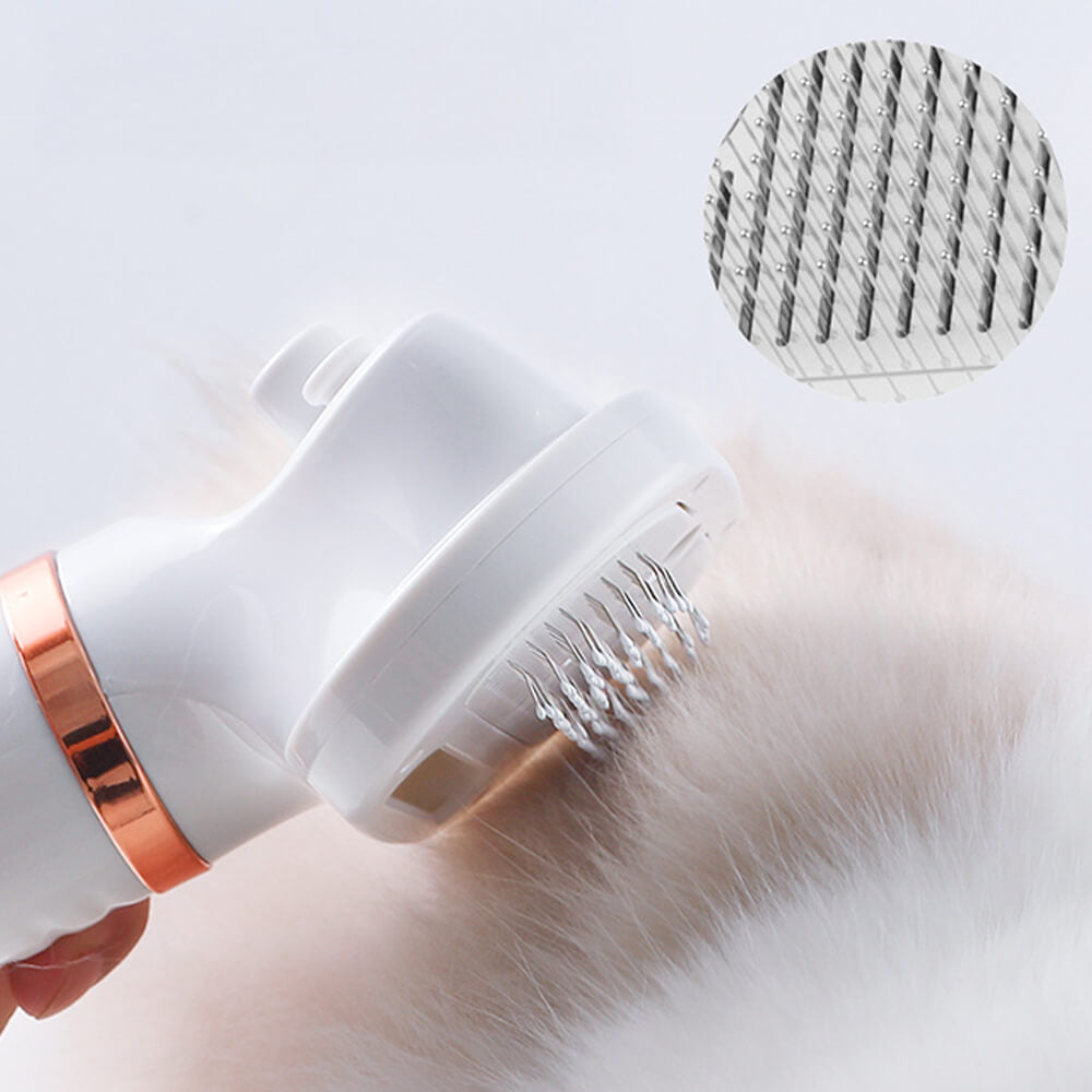 Multifunctional Pet Hair Dryer Brush | Steam Technology | Quick Drying