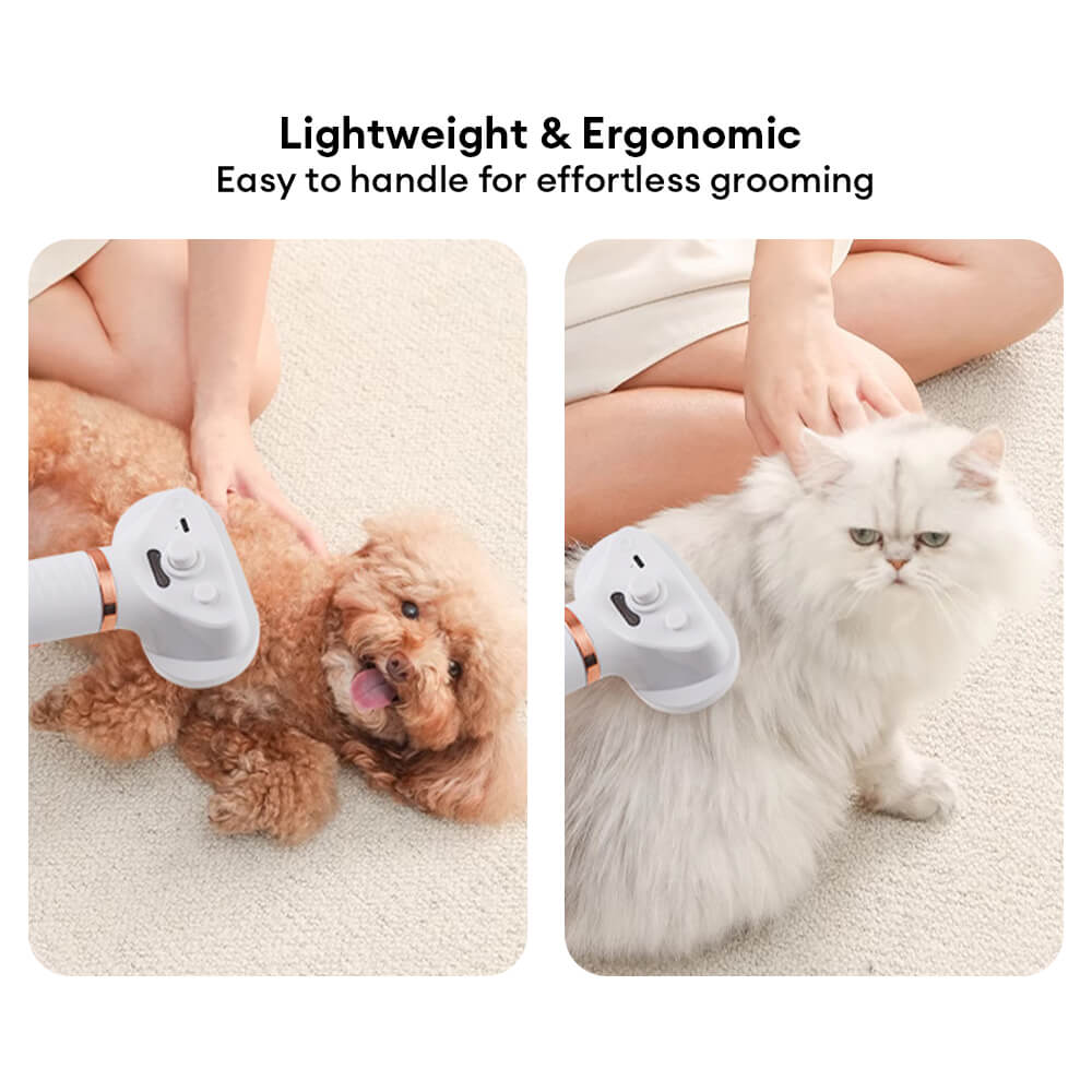 Multifunctional Pet Hair Dryer Brush | Steam Technology | Quick Drying