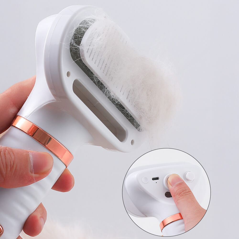 Multifunctional Pet Hair Dryer Brush | Steam Technology | Quick Drying