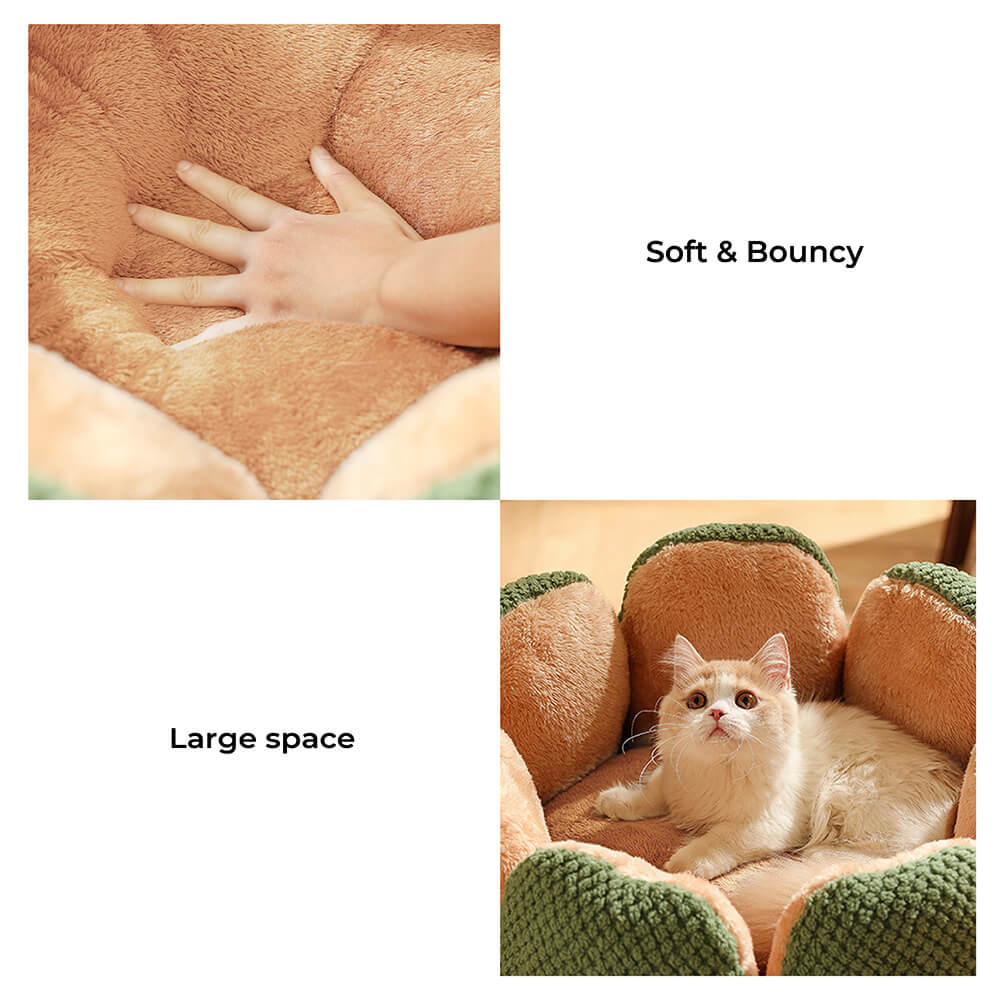 Cactus Shape Pet Bed | Comfy Design | Cozy for Cats and Dogs