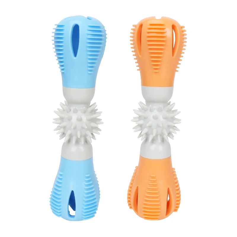 Dog Teeth Cleaning Toy | Food Dispensing Interactive Chew Toy | Durable Rubber