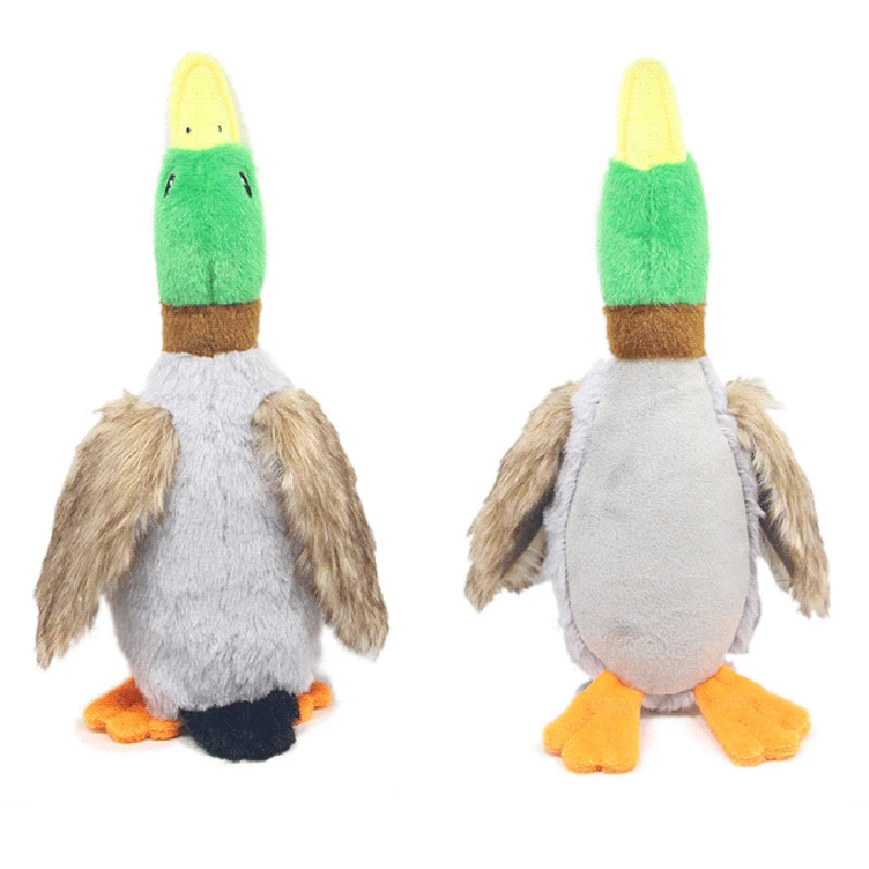 Plush Duck Squeaky Toy | Interactive Chew Toy for Small Medium Dogs