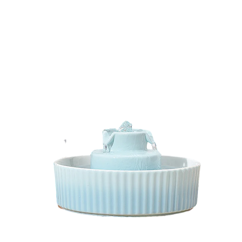 Ceramic Pet Water Dispenser | Automatic Circulation Fountain for Cats Dogs