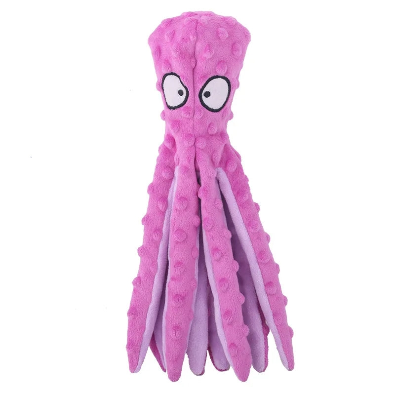 Octopus Plush Chew Toy | Crinkle Noisy Durable Dog Toy | Fun for Pets