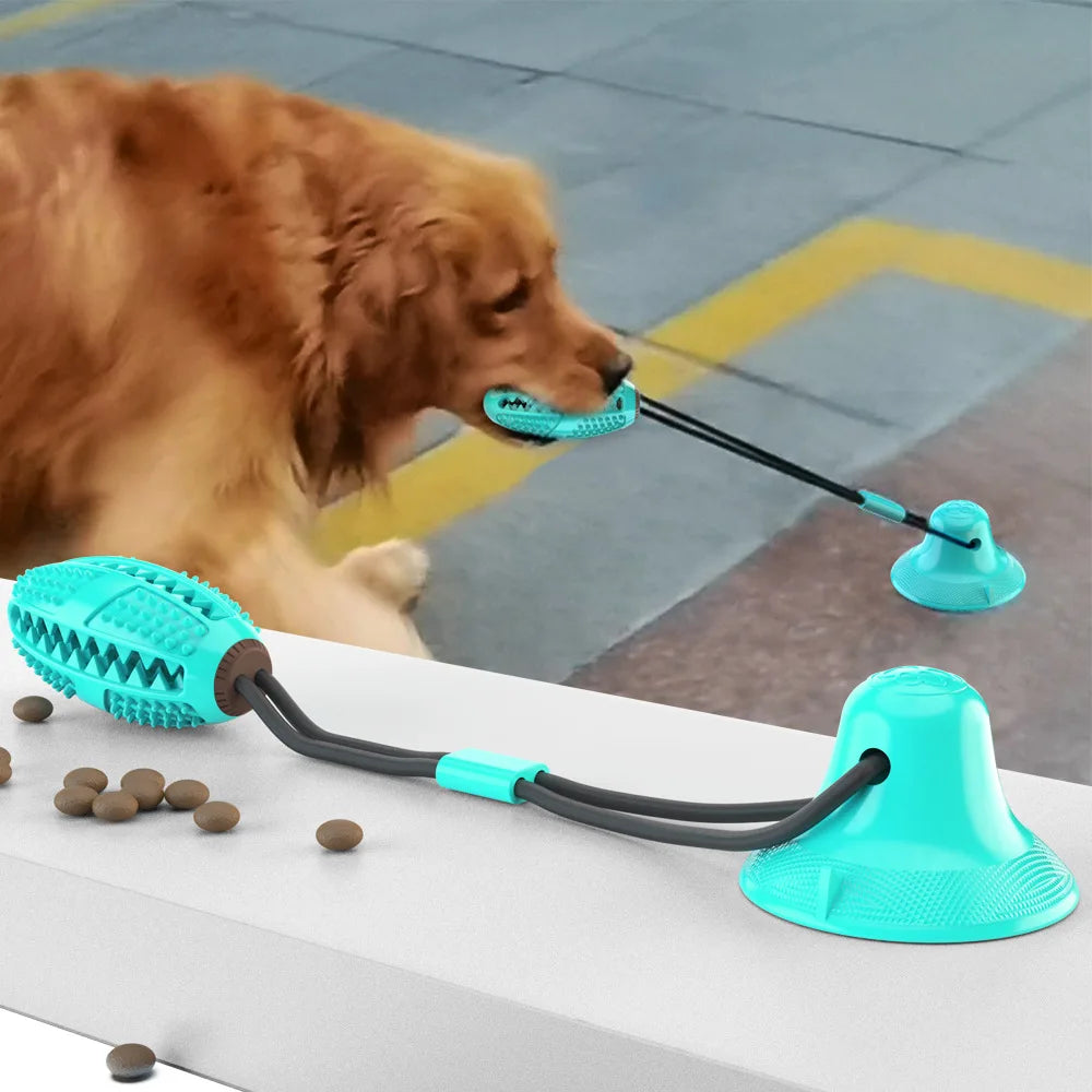 Pull Rope Chew Toy | Strong Suction Cup | Durable Dog Playtime