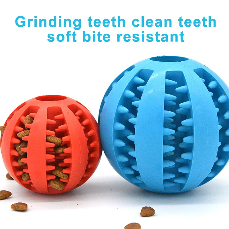 Indestructible Ball Pet Toy | Durable Natural Rubber | Interactive Chew for Aggressive Dogs