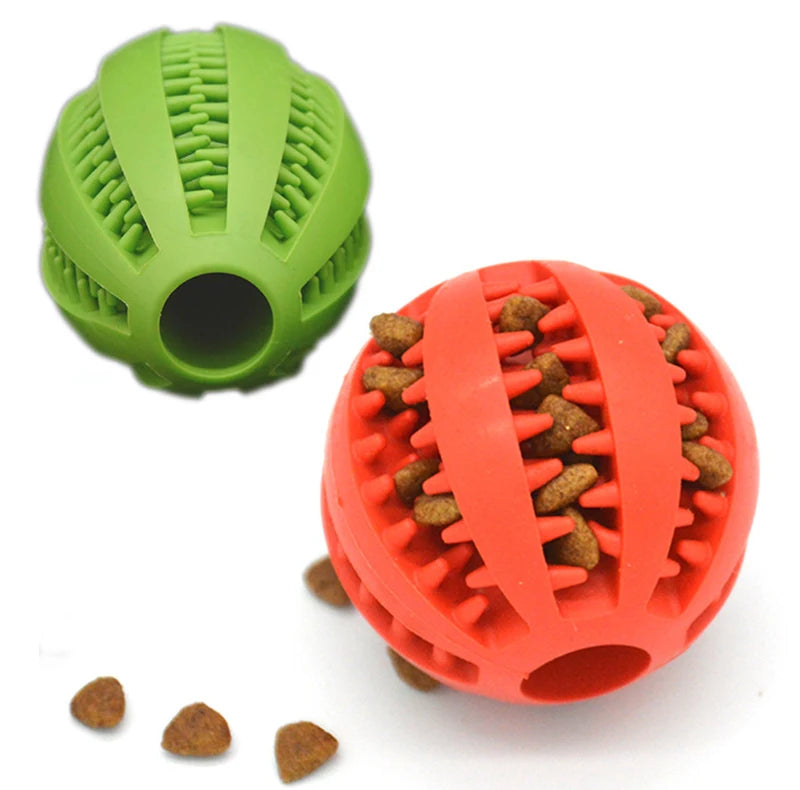Indestructible Ball Pet Toy | Durable Natural Rubber | Interactive Chew for Aggressive Dogs