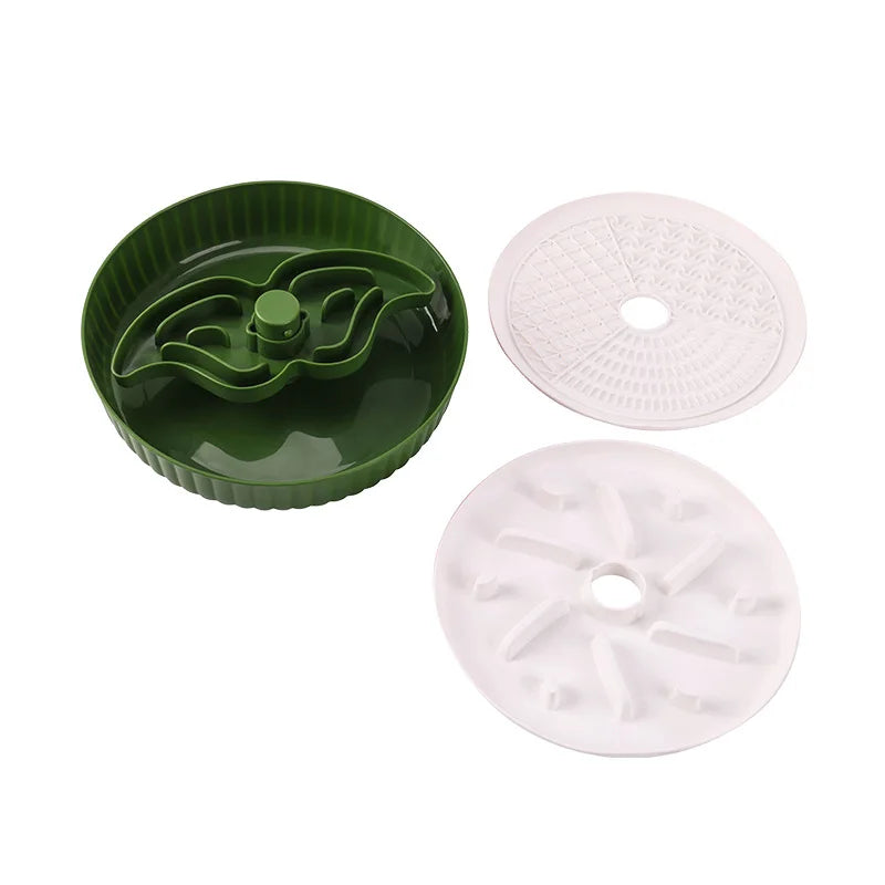 Plastic Pet Bowls & Feeders Slow Food Bowl with Lick Mat | Durable Easy Clean