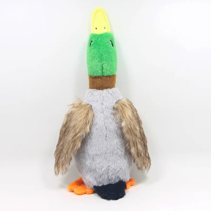 Plush Duck Squeaky Toy | Interactive Chew Toy for Small Medium Dogs