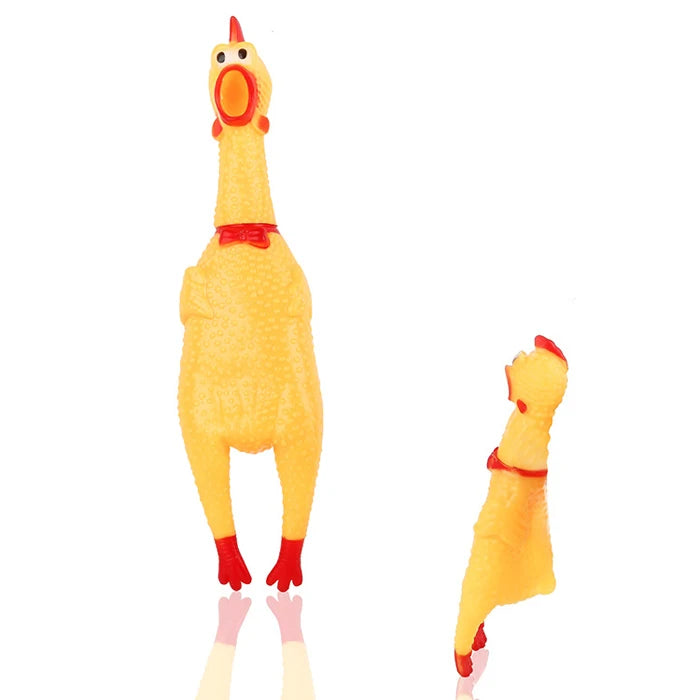 Latex Rubber Chicken Dog Toy | Durable Fun for Playtime