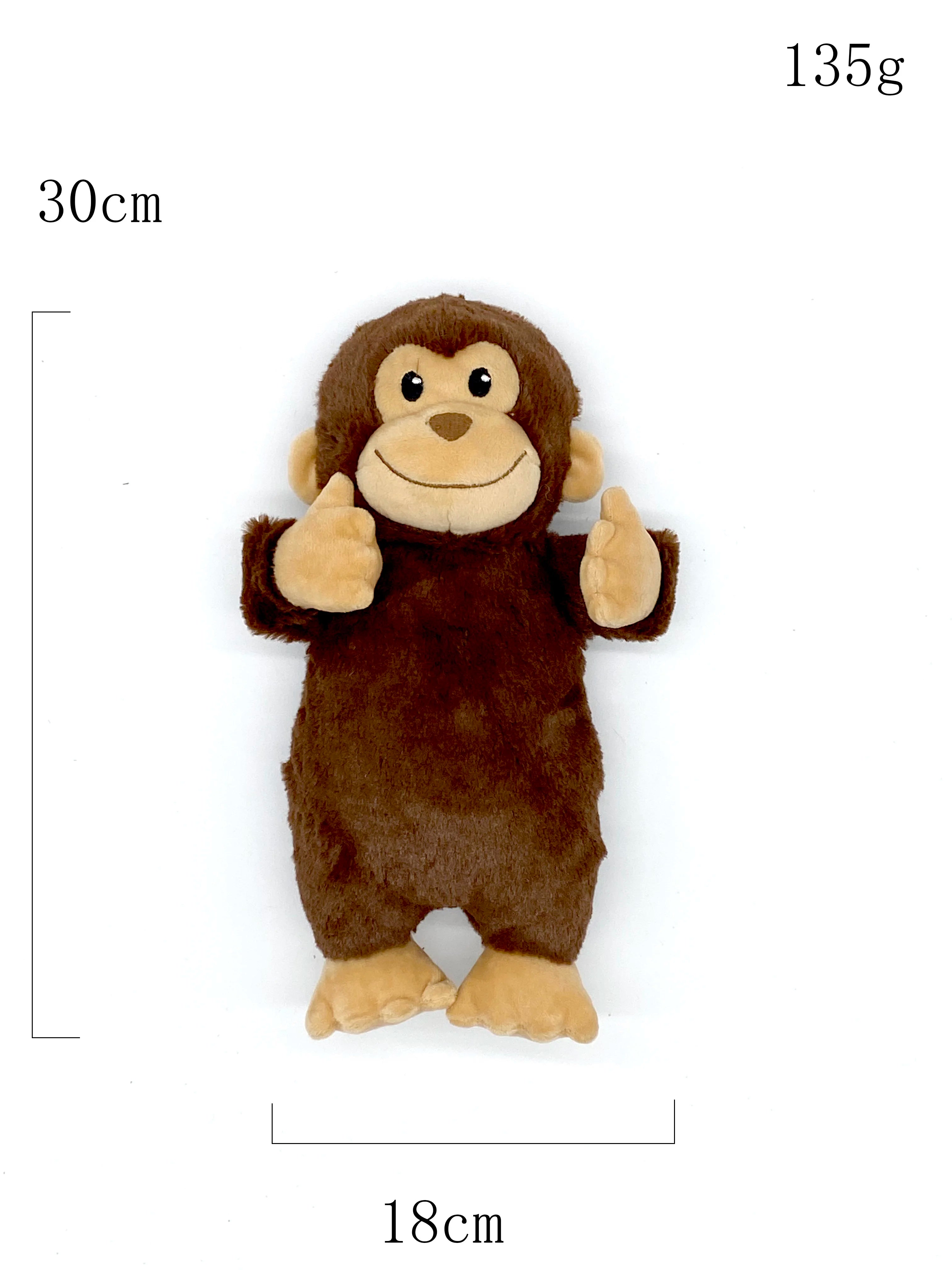 Funny Monkey Squeak Toy | Interactive Indestructible Plush for Dogs