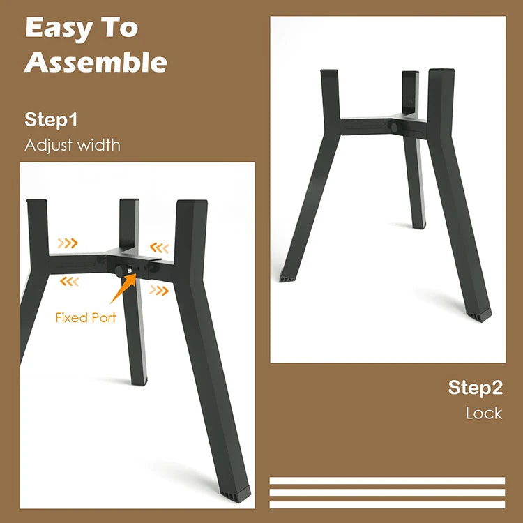 Adjustable Elevated Dog Bowl | Portable Metal Design