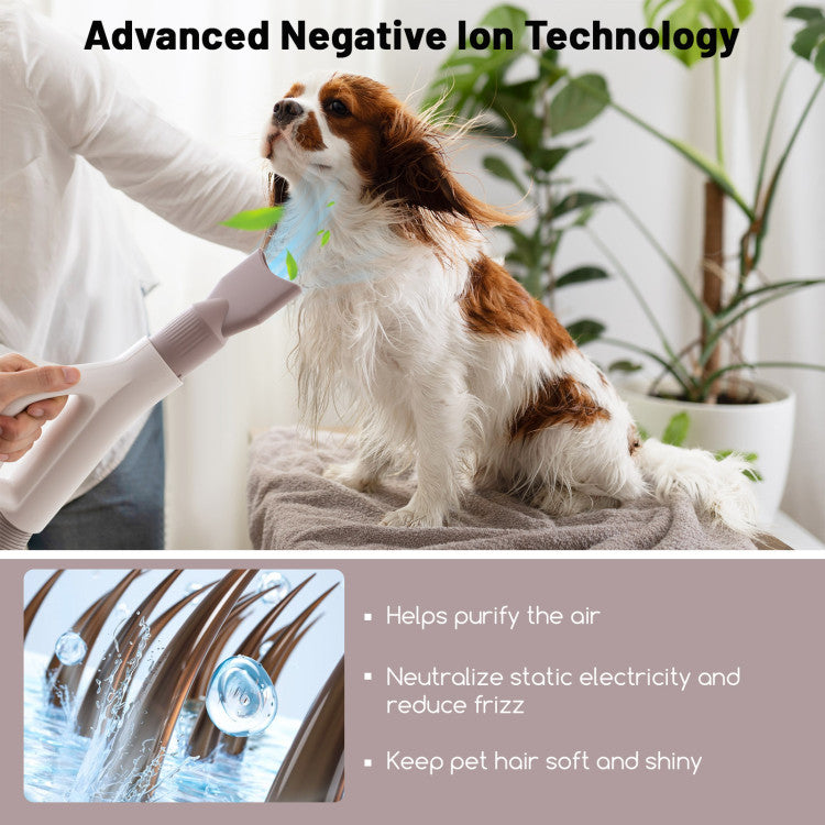 Dog Hair Dryer | Adjustable Temperature | Overheat Protection