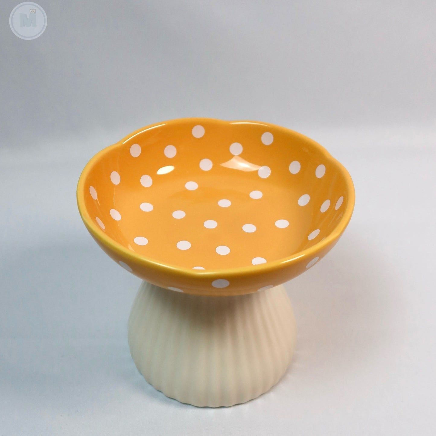 Elevated Mushroom Cat Bowl | Ergonomic Design | Reduces Neck Strain