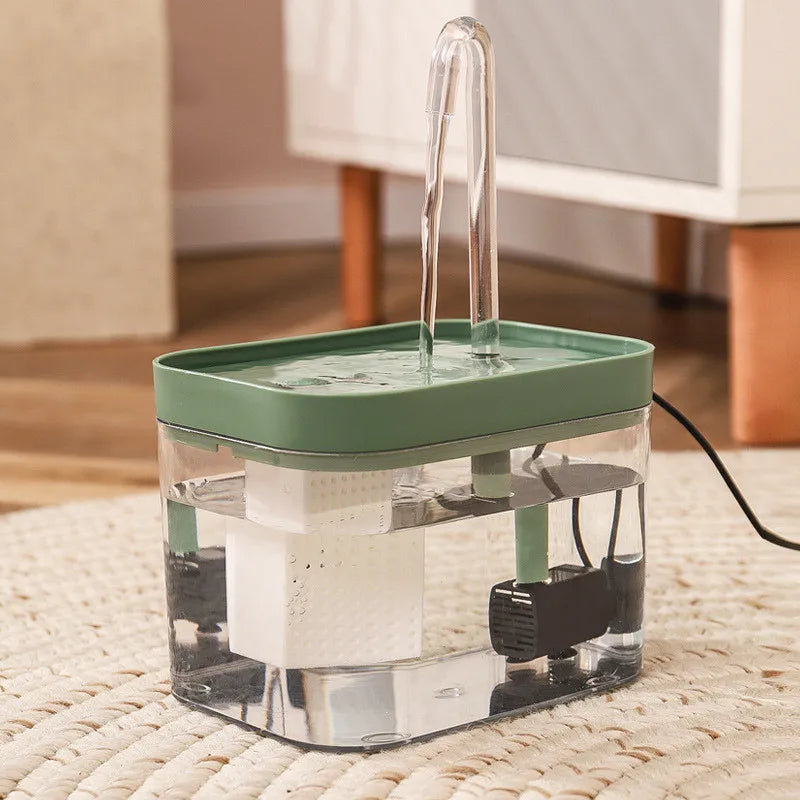 Filtered Water Fountain for Cats | Keeps Water Fresh
