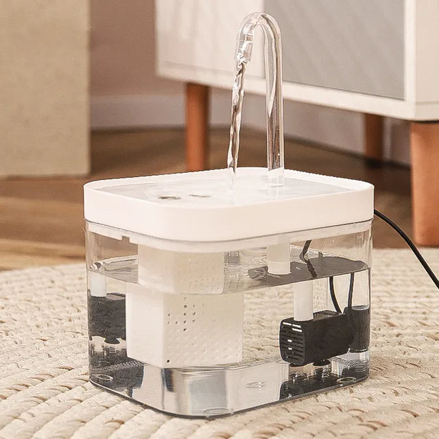 Filtered Water Fountain for Cats | Keeps Water Fresh