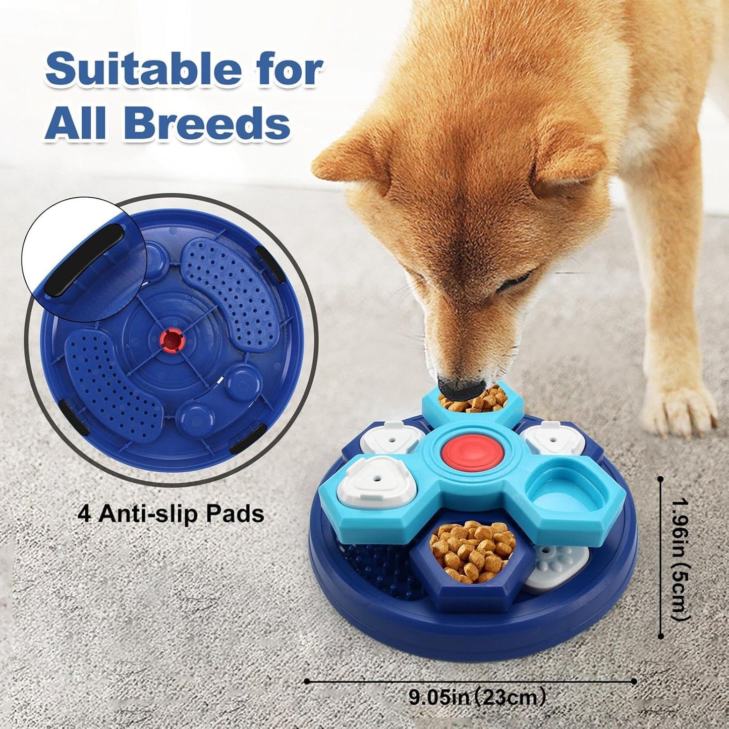 Interactive Slow Feeder Dog Bowl | Reduces Bloating